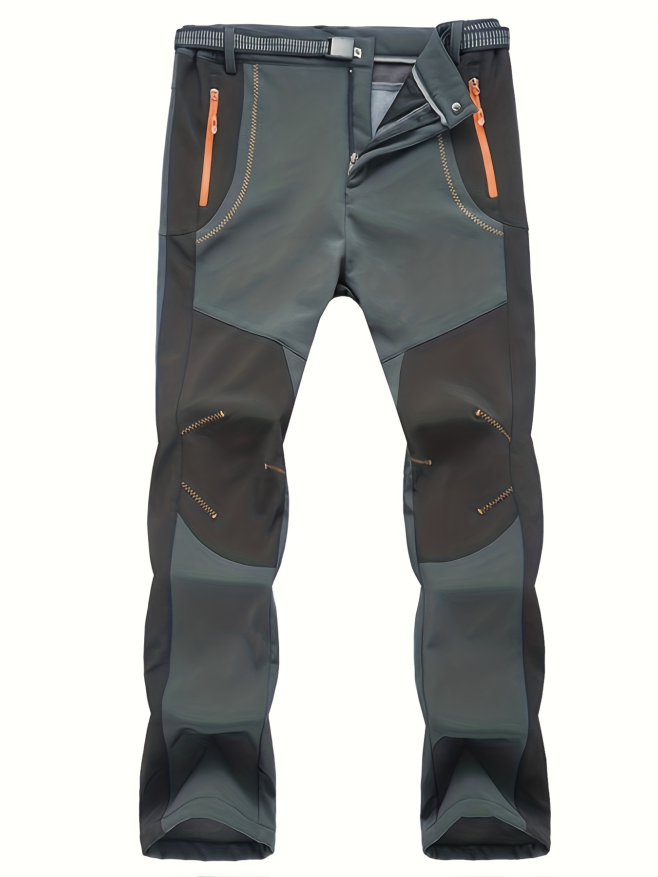 Color Block Multi Pocket Cargo Pants Men's Casual Drawstring - Temu