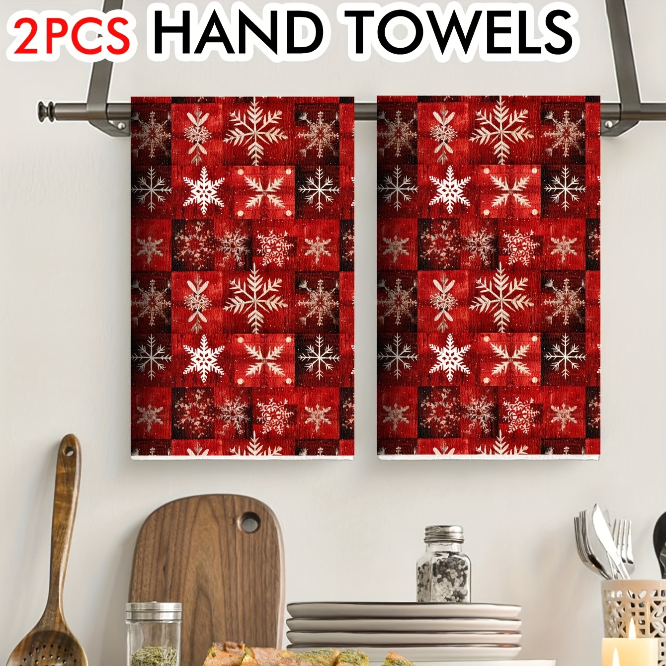 Christmas Pattern Dish Towels, Soft Absorbent Fingertip Towel, Highly  Absorbent & Quick Drying Dish Towels, Super Absorbent And Lint Free Towels  For Bathroom, Bathroom Supplies, Christmas Decor, Housewarming Gift - Temu