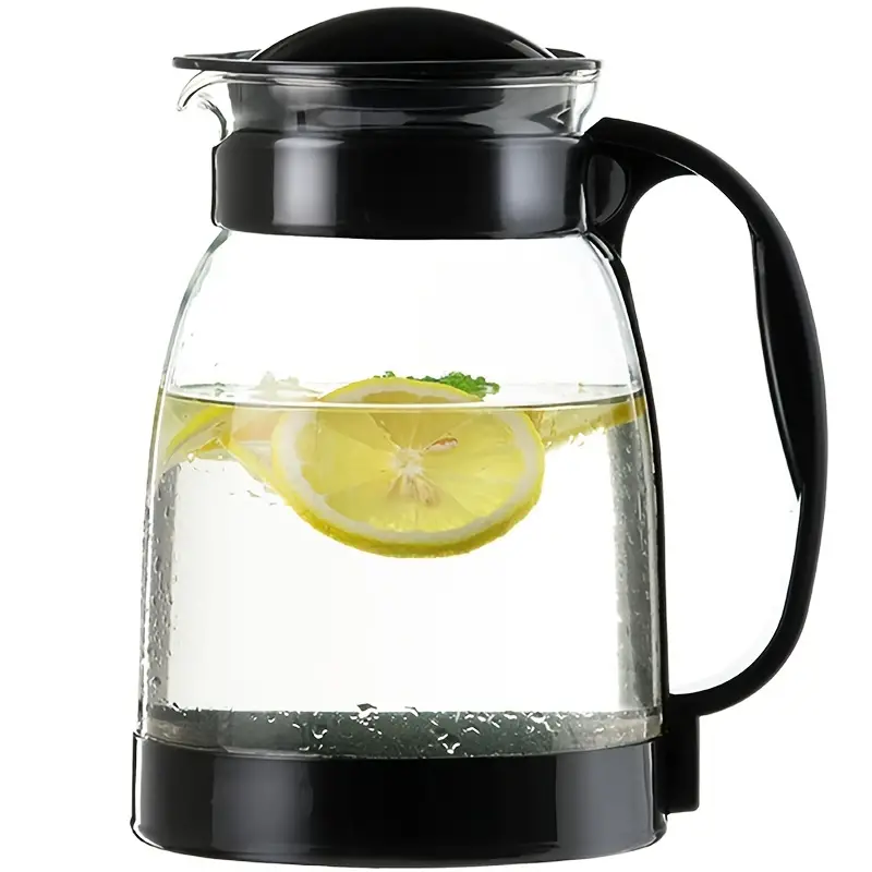 1pc cold water bottle 2000ml 67 6oz glass kettle high temperature resistant household teapot cool water cup large capacity cold water jug details 1