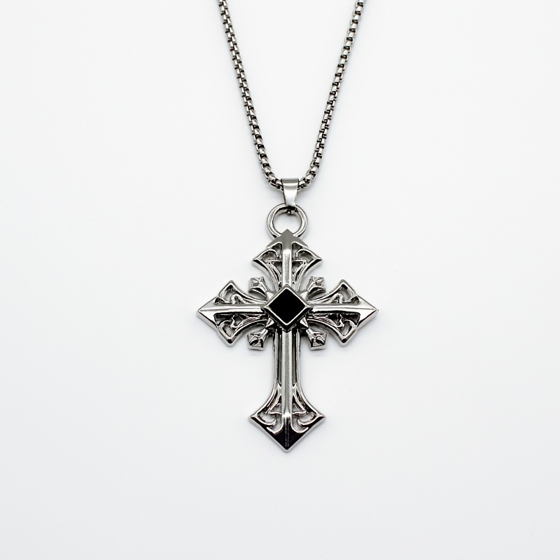 Pendentif Croix Mode Homme Collier Luxe Creative Vintage Collier acheter à  prix bas — livraison gratuite, avis réels avec des photos — Joom