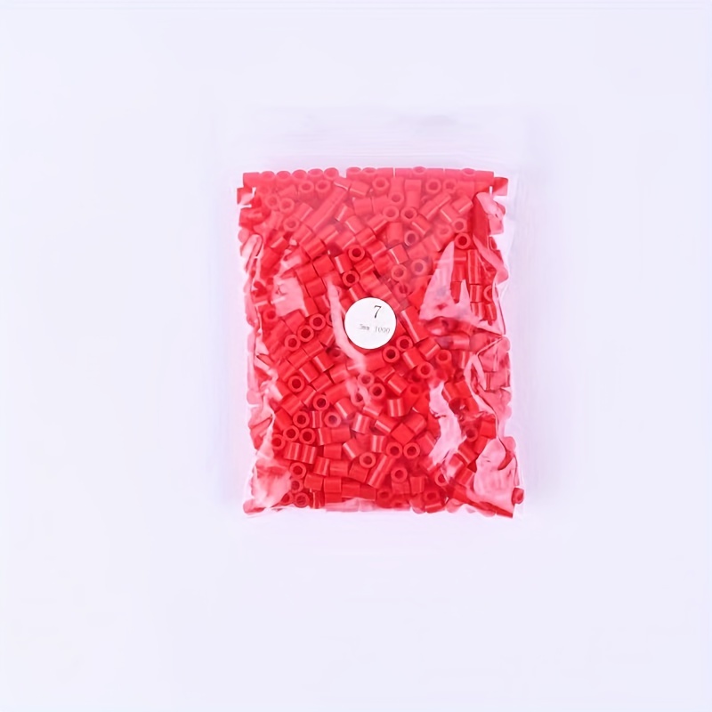 Melting Beads 5mm 800pc Fuse Ironing Plastic Red Pink 