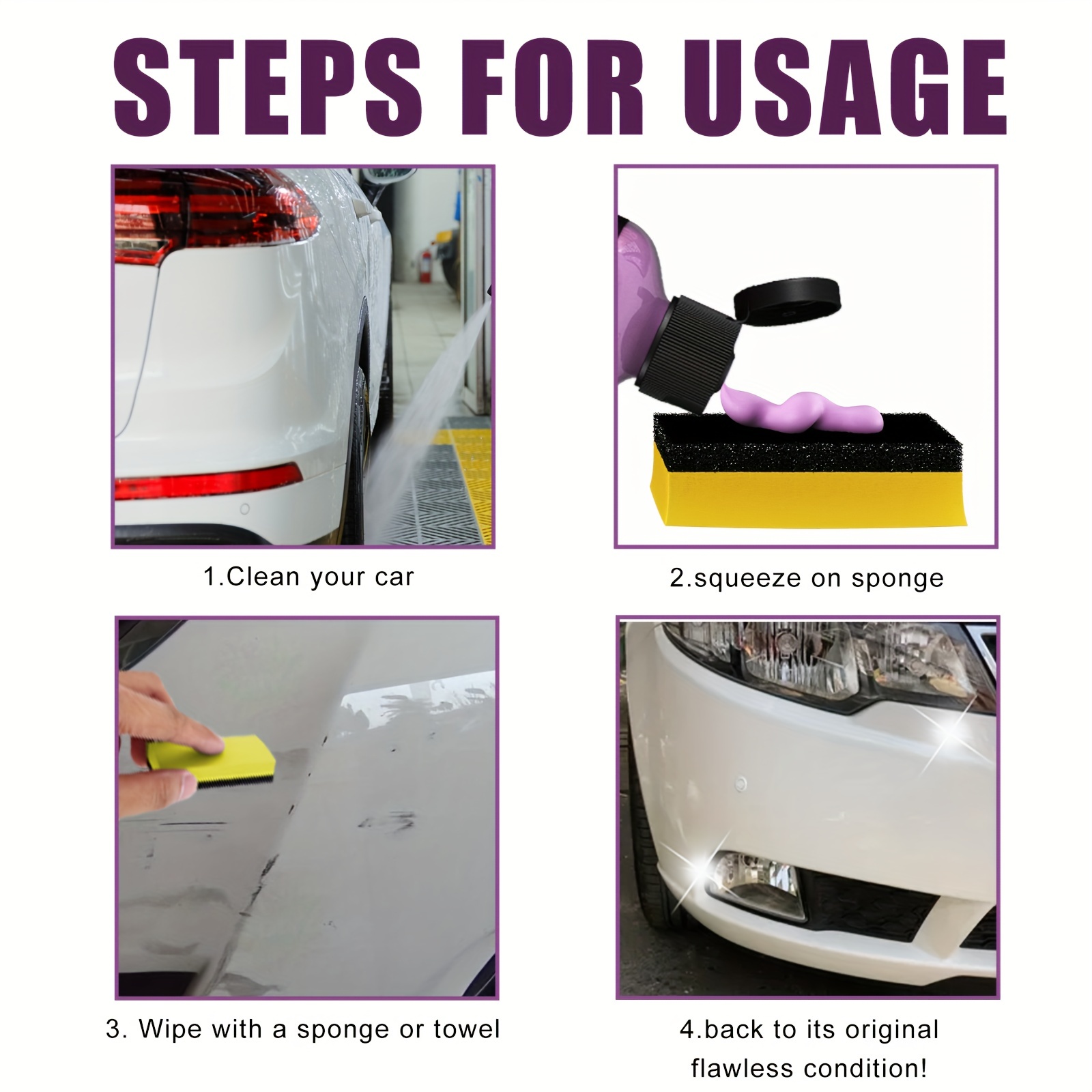 Car Scratch Remover Car Paint Restorer And Decontamination Clean