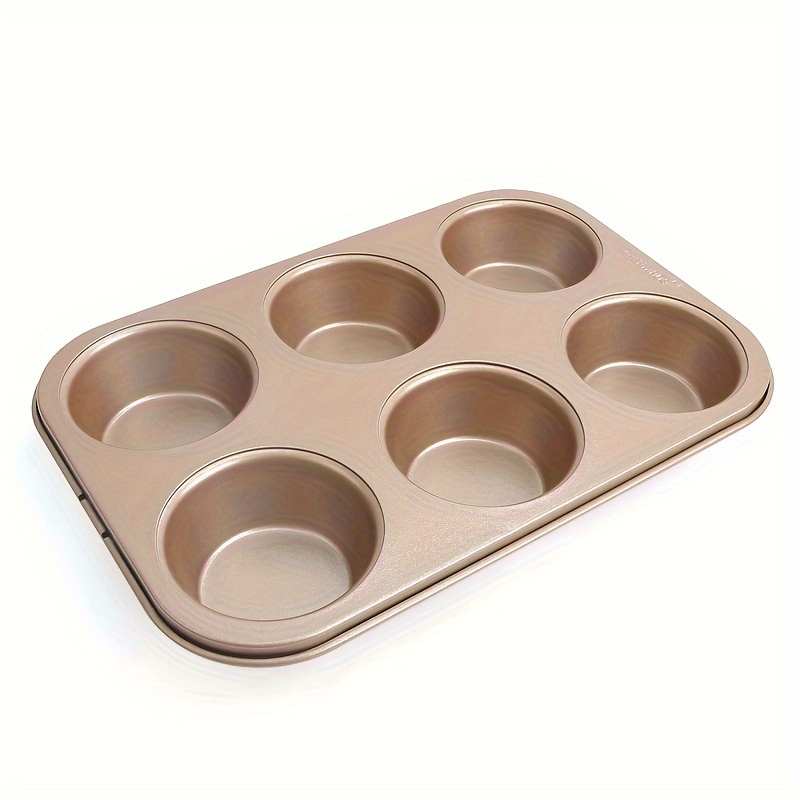 Chef Made, 12 Cavity Non-stick Cake Pan, Carbon Steel Baking Bread Pan,  Non-stick Bakeware, Oven Accessories, Baking Tools, Kitchen Gadgets,  Kitchen Accessories, Home Kitchen Items - Temu