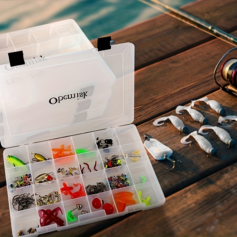 Fishing Tackle Boxes 3600 3700 Transparent Plastic Storage - Temu