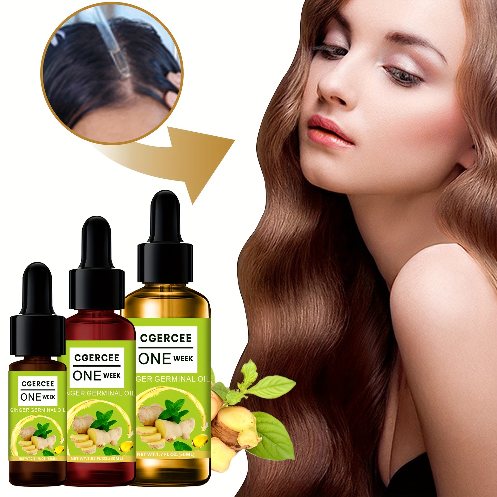 Ginger Hair Care Serum For All Hair Types