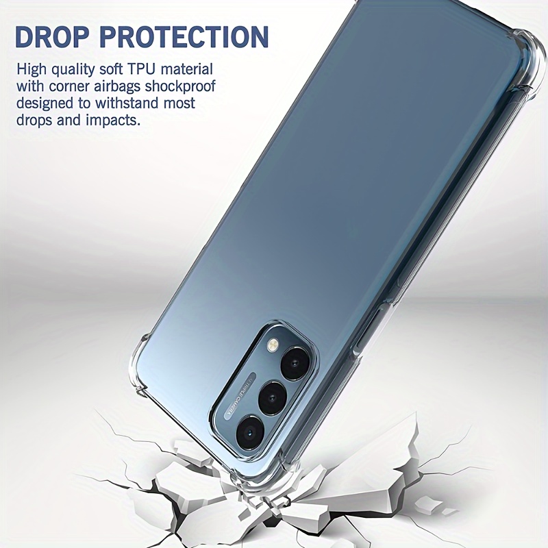 For OnePlus 9R Premium Silicone Case Crystal Clear Soft TPU