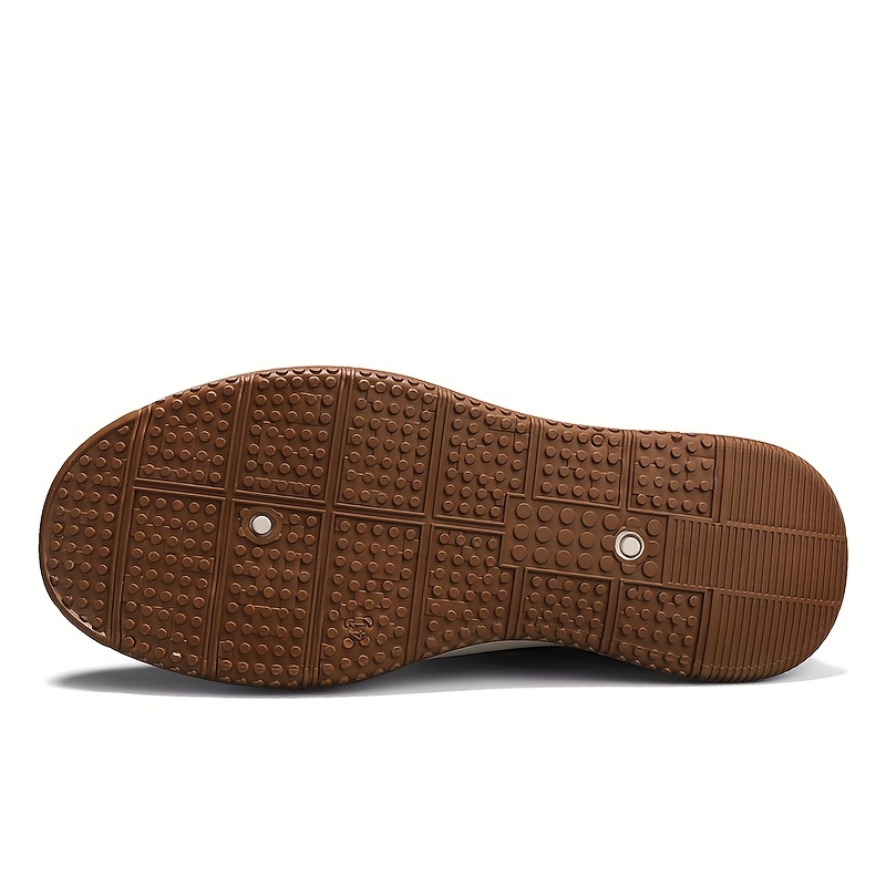 zapatillas deportivas casuales transpirables para hombres, zapatillas antideslizantes de moda con   de goma y parte   de tela, estilo de ocio, otoño,  , xia, invierno detalles 6