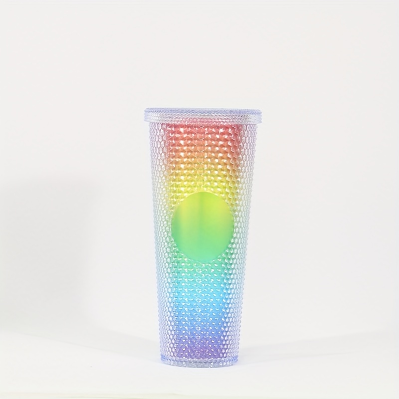 710ml Plastic Straw Water Cup Leakproof Bottle for Outdoor Camping
