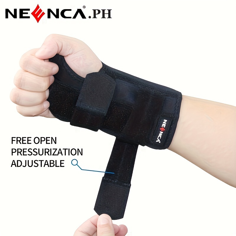 * 1pc Carpal Tunnel Wrist Brace Night Support - Wrist Splint Arm Stabilizer  & Hand Brace For Carpal Tunnel Syndrome With Compression Sleeve For F