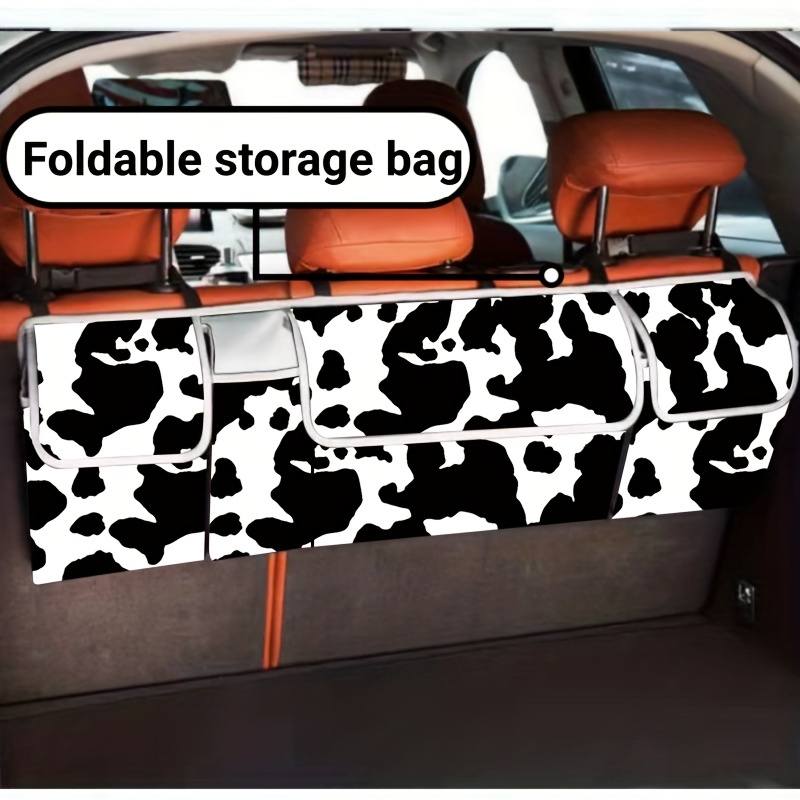 1pc Cute Cartoon Cow Shaped Short Plush Seat Belt Shoulder Pad