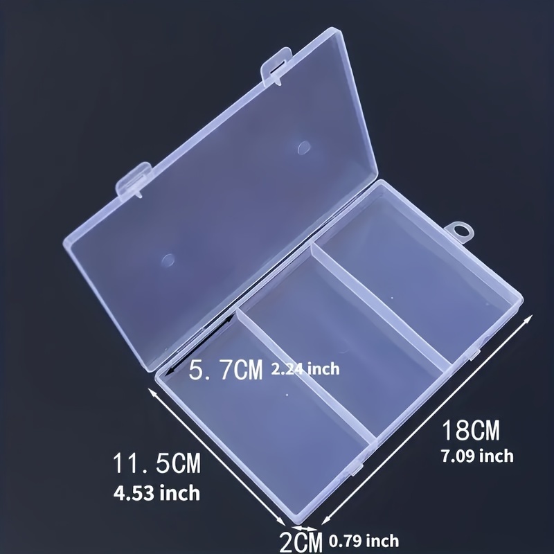 Adjustable 8 Grids Compartment Plastic Storage Box Screw Holder Case  Organizer