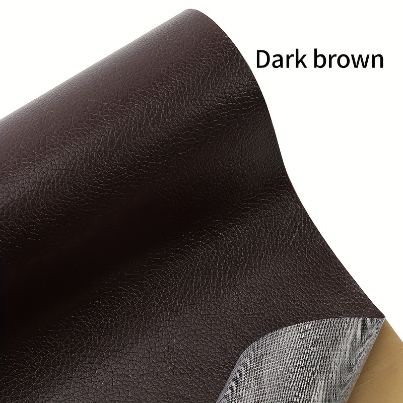 Dark Brown Leather Repair Kits for Couches, Leather Repair Patch, Vinyl  Repair Kit - Leather Repair Kit for Car Seats, Vinyl Upholstery, Sofa - Cat  Scratch Tape, Dark Brown Duct Tape for