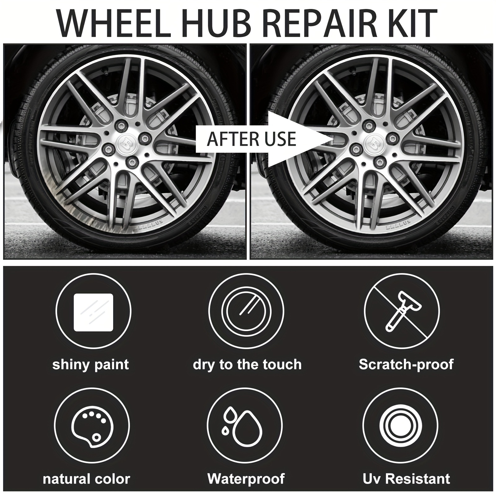 Car Paint Kit: Restore Vehicle's Appearance Wheel Scratch - Temu