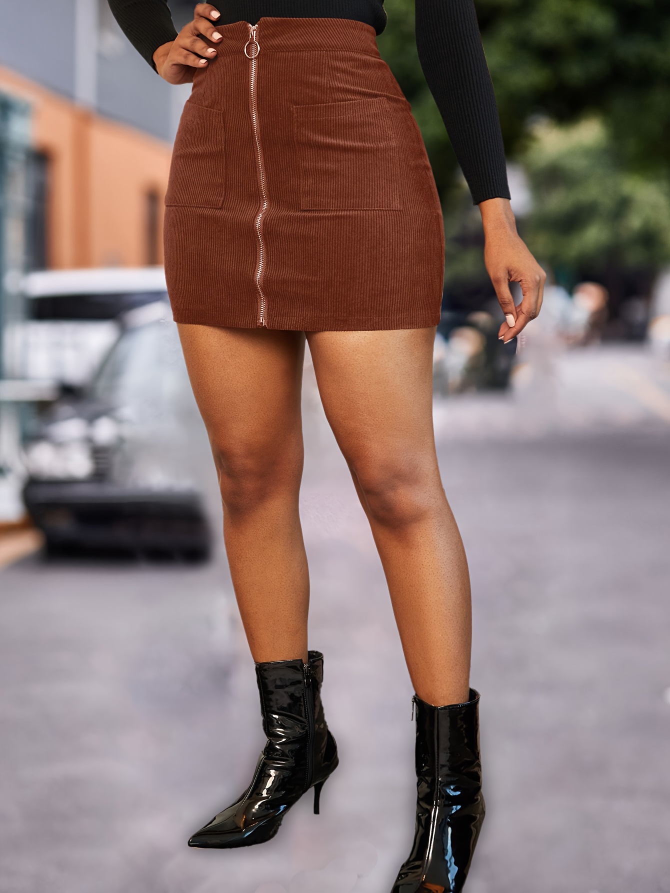 Vintage suede mini clearance skirt