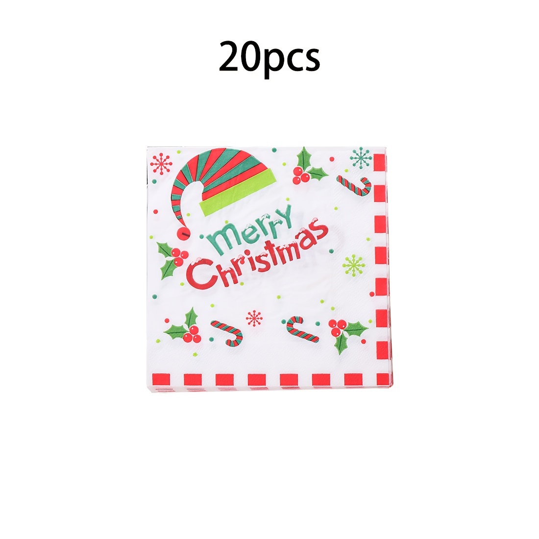 Paper Guest Napkins 15pk 12040G Christmas 12 Days 