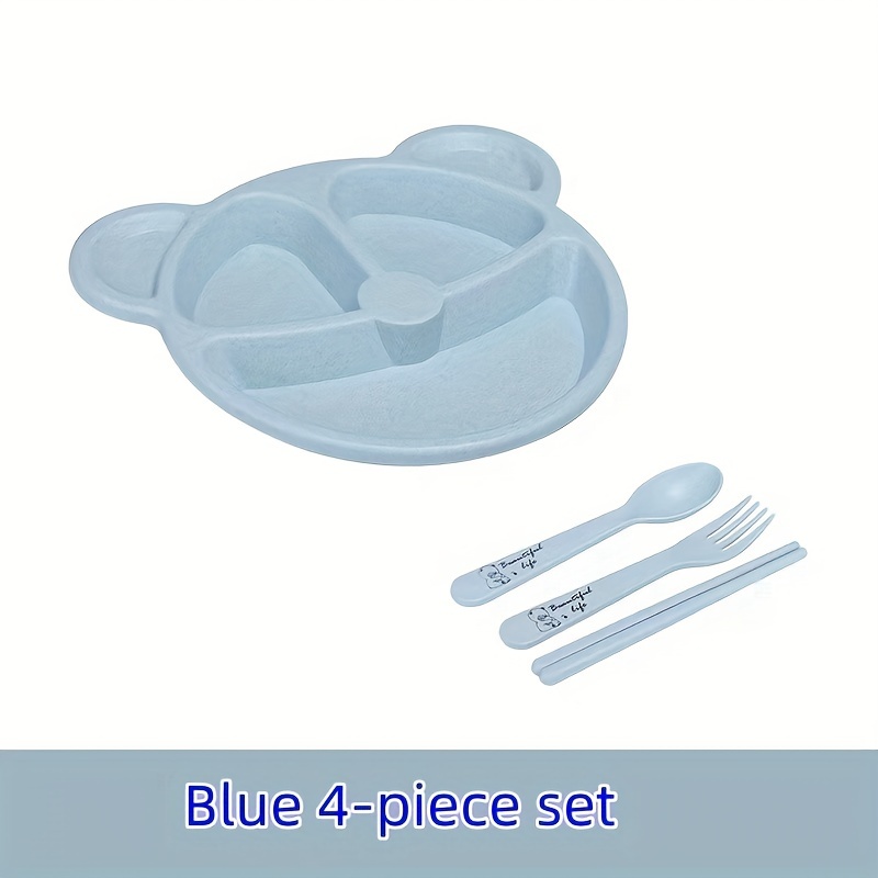 7 Divided Plate Set, Toddler Plates, Baby Plates