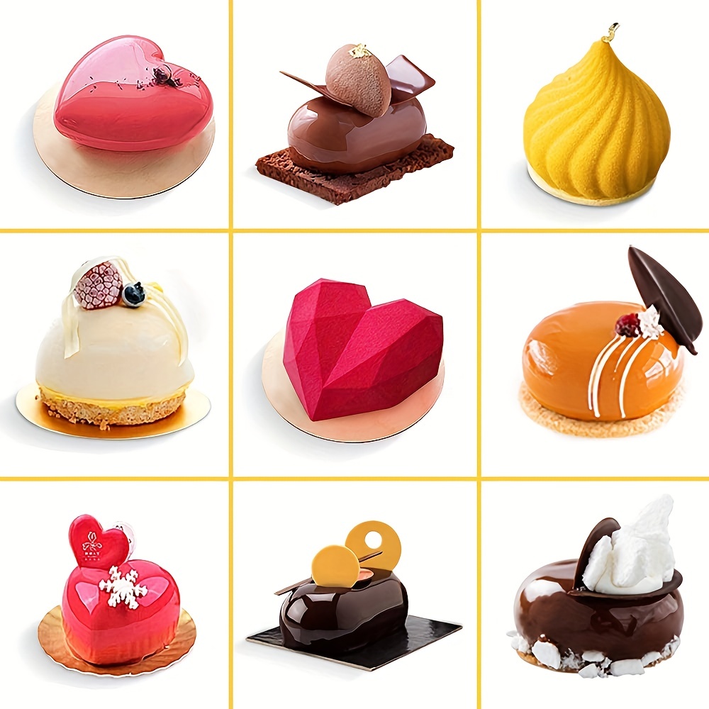 Cyrank 3D Corn Silicone Mold, Baking Molds Dessert Molds Silicone Mold Mousse Cake, Pastry, Chocolate, Soap
