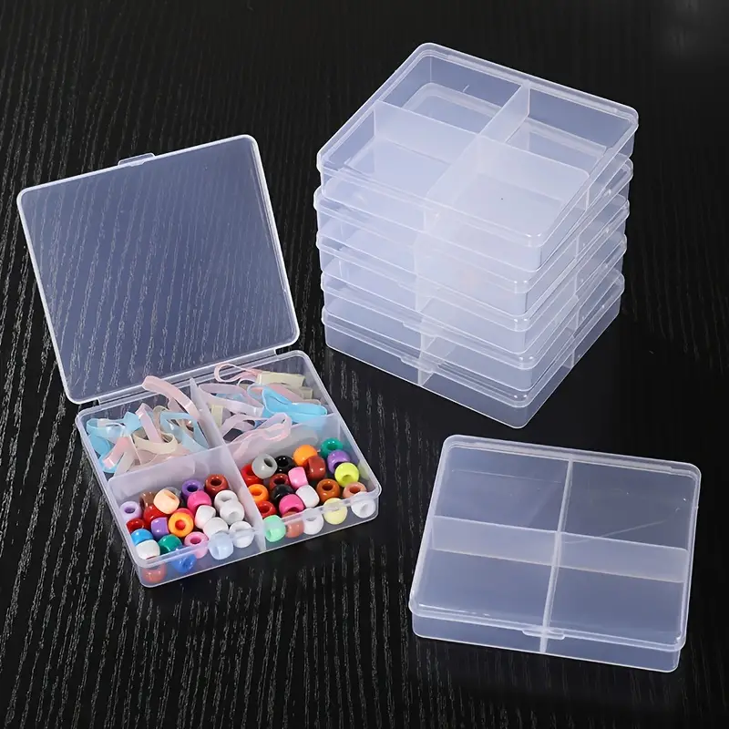Storage Box Lid Transparent Plastic Storage Case Ring - Temu