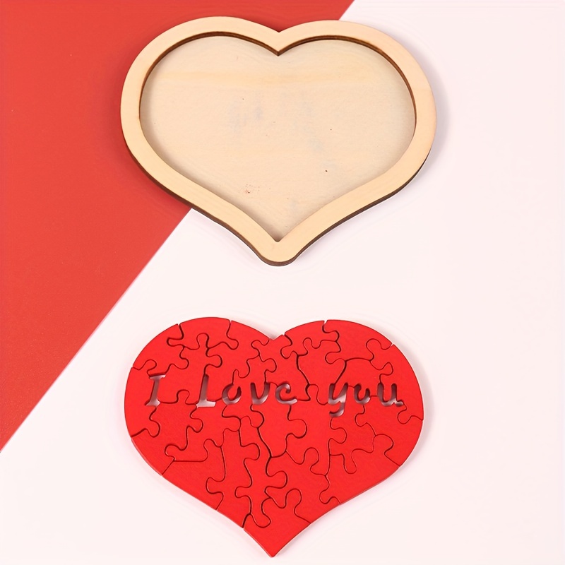 Heart Shaped Puzzle - 6 PC