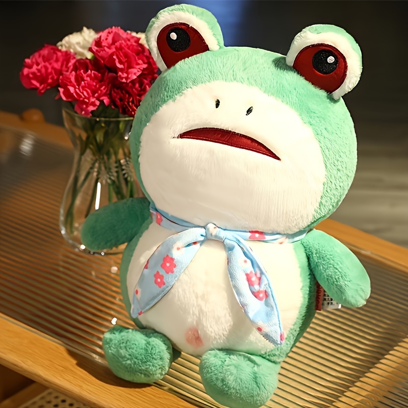 Adorable Squishmallow Strawberry Frog Plush Pillow Perfect - Temu