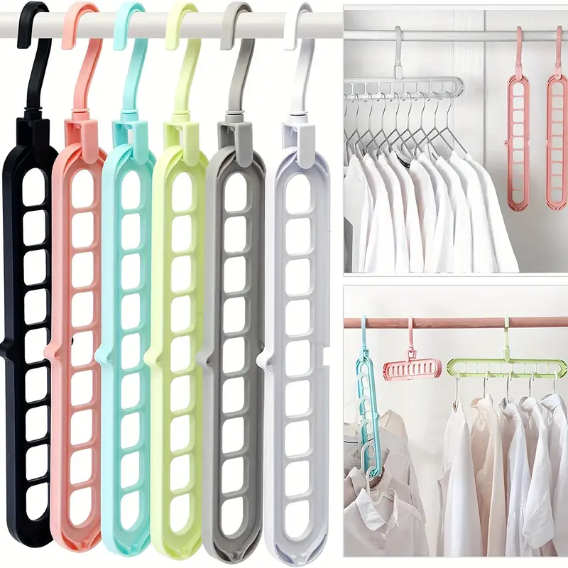 1pc Multi-port Magic Clothes Hanger, Durable & Multifunctional Clothes  Organizer To Save Space