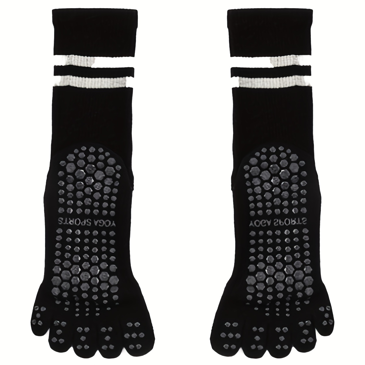 Women's Non slip Medium Tube Yoga Pilate Socks Soft - Temu