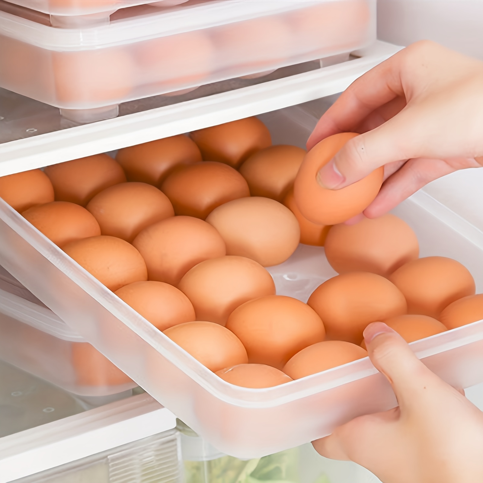 Egg Holder for Refrigerator - Deviled Egg Tray