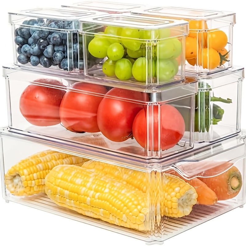 Refrigerator Storage Box, Frozen Crisper Drawer-type Kitchen Food