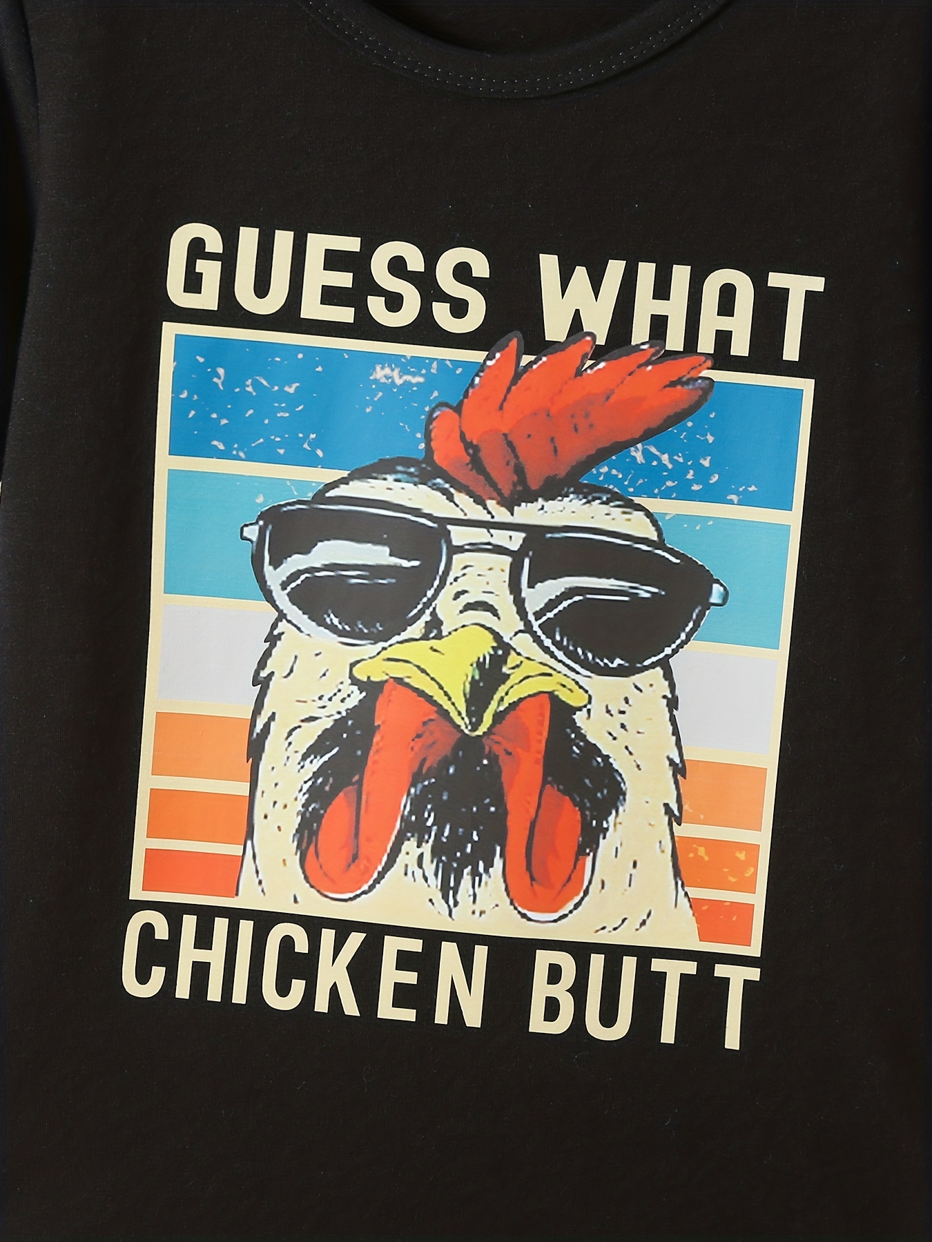 guess what chicken butt kids shirt