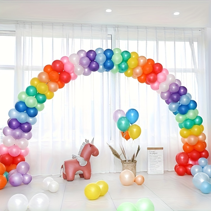 200 globos de 5 pulgadas de colores surtidos, mini globos de látex  arcoíris, pequeños globos de fiesta coloridos para cumpleaños, boda, baby  shower