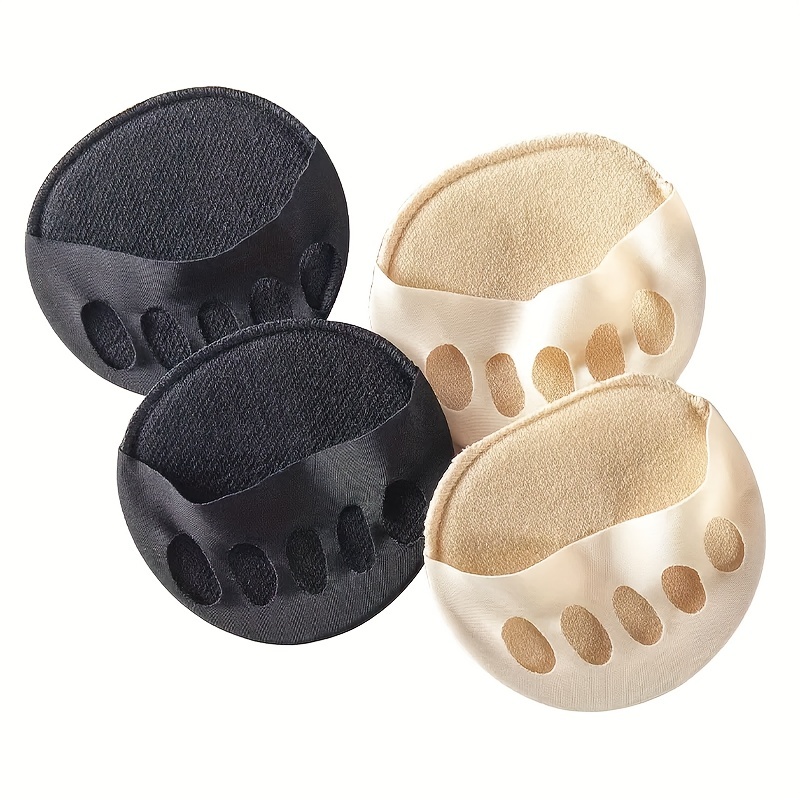1 Pair Honeycomb Fabric Forefoot Pads High Heel Cushion Inserts