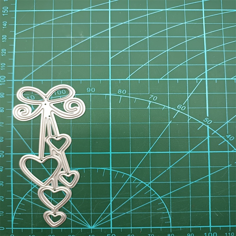 TEMU di taglio in acciaio al carbonio per fai da te, scrapbooking, biglietti con mini ciondolo a cuore, intaglio a fustella