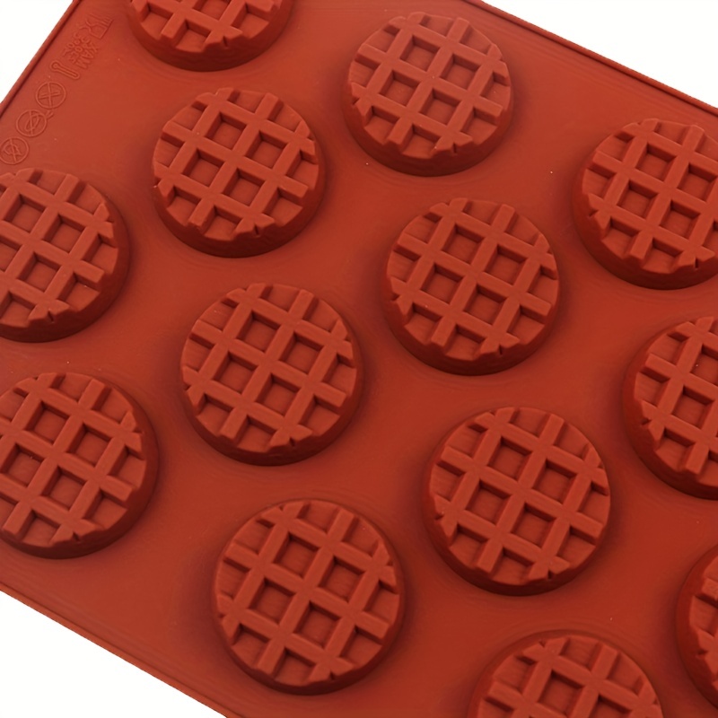 Cookie Mold- Molds Silicone Shapes Waffle For Baking Chocolate