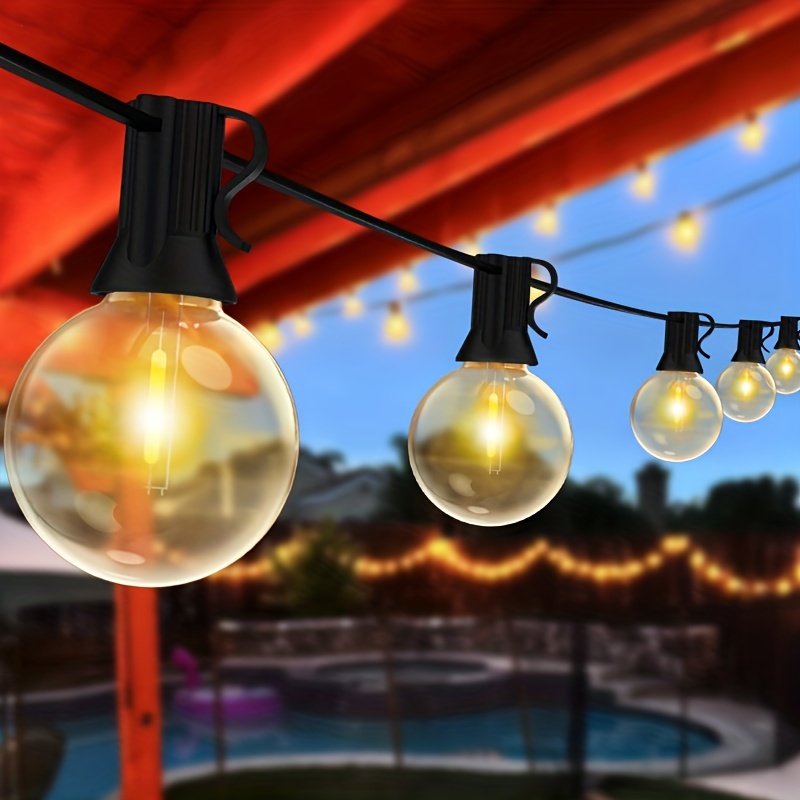 G40 Led String Lights Outdoor Terrace Lamp Waterproof - Temu