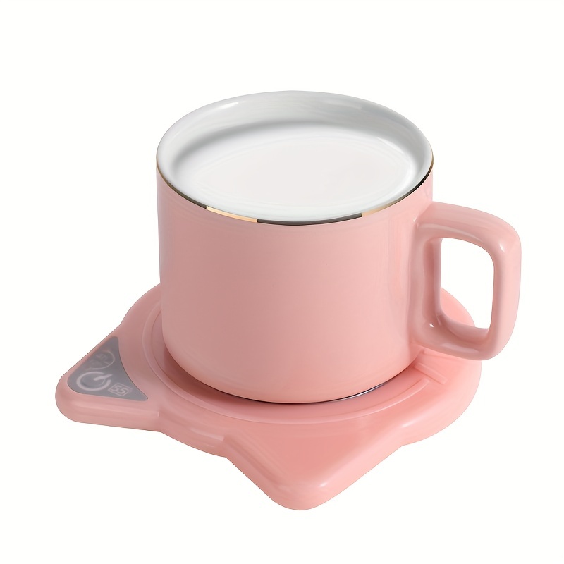 Coffee Mug Warmer Set with Gravity-induction