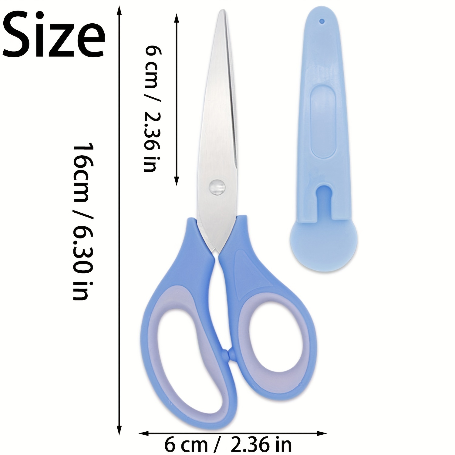 School Smart Softgrip Scissors