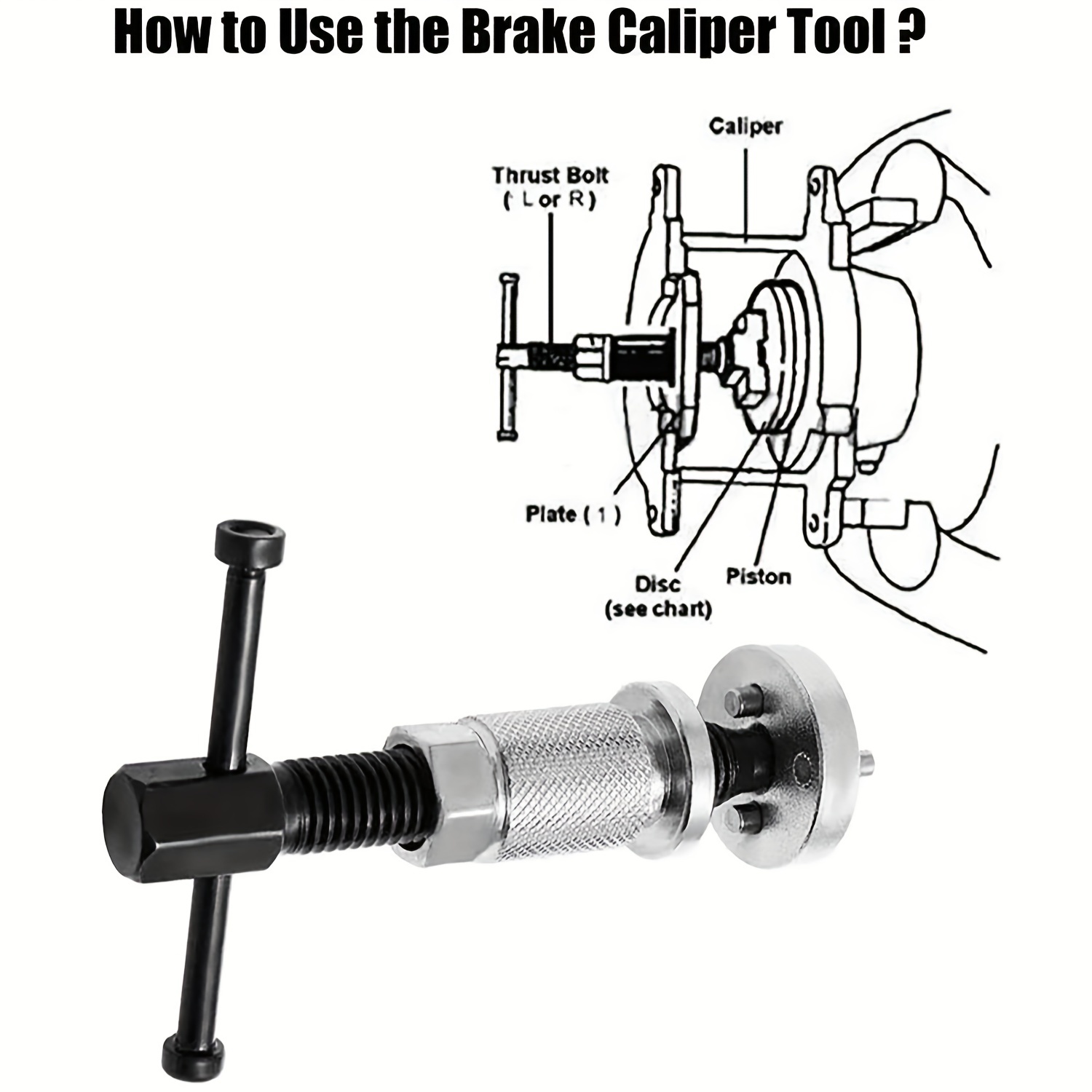 Brake Tool Kit Car Disc Brake Pad Caliper Separator Piston - Temu