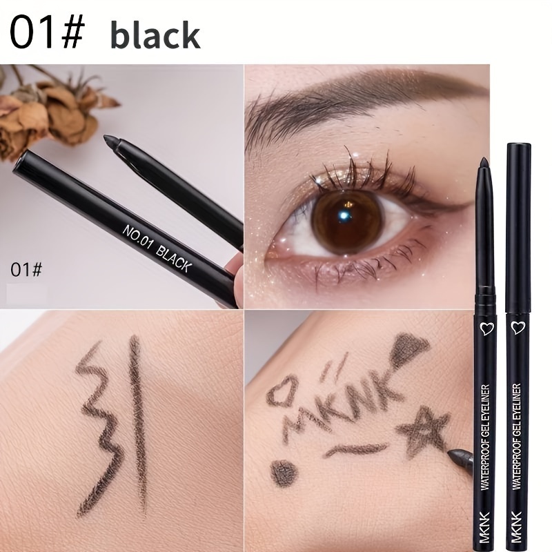 Waterproof Red Brown Eyeliner Pen Matte Long Lasting Makeup