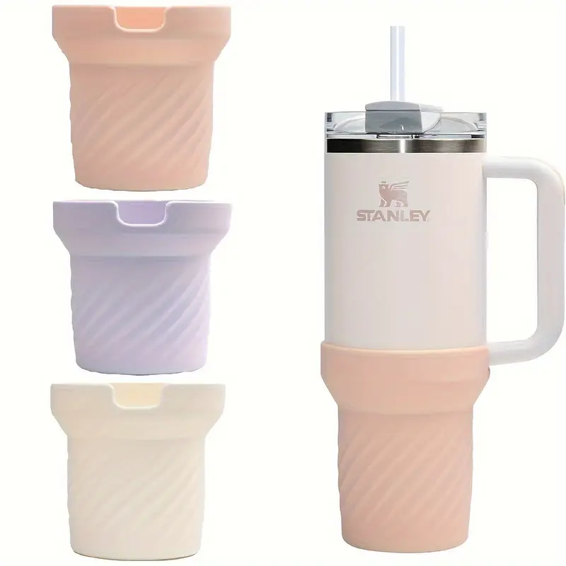 Silicone Cup Base Cover For Stanley Tumbler With Handle Non - Temu
