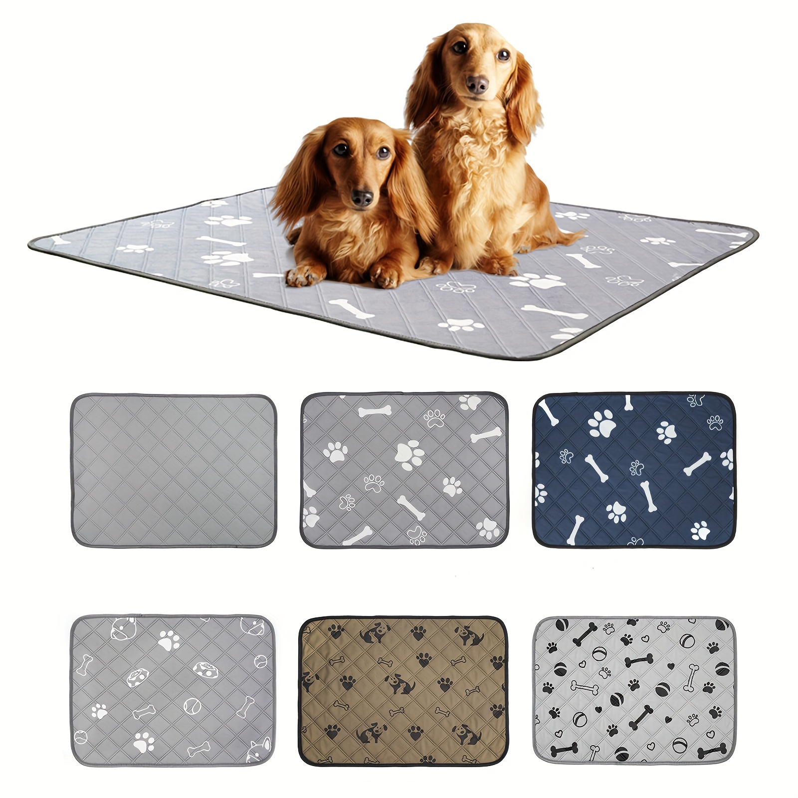 Washable Dog Pee Pad, Absorbent Leak Proof Puppy Potty Training