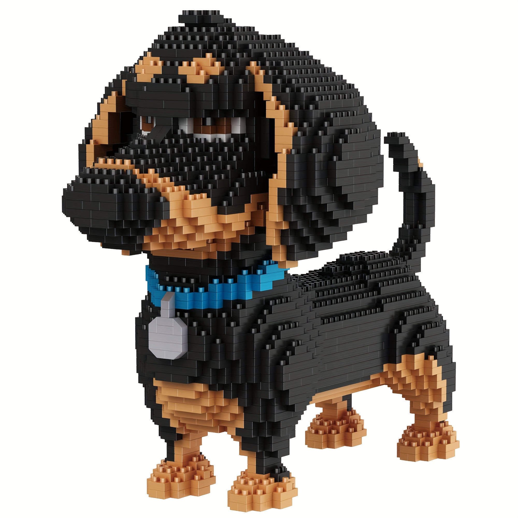 Build Your Own Cute Cartoon Dachshund Dog Model Perfect - Temu Portugal