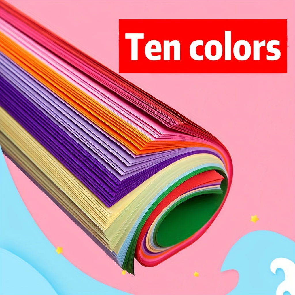 Bview Art 100 Sheets Colored Paper A4 Colored Printer Paper Color Paper  Decor 10 Assorted Colors Paper for Kids DIY Arts Crafts