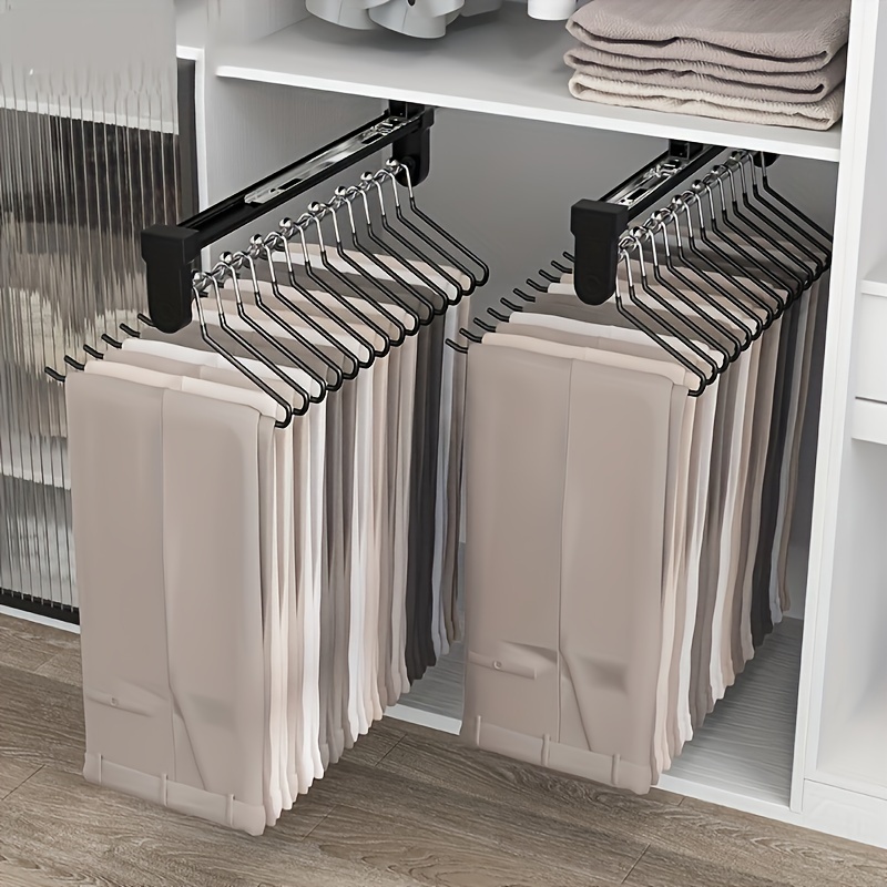 Armario ajustable Organizador de armarios Estantes de almacenamiento de  ropa para cocina Soportes de almacenamiento de baño Estantes montados en la  pared