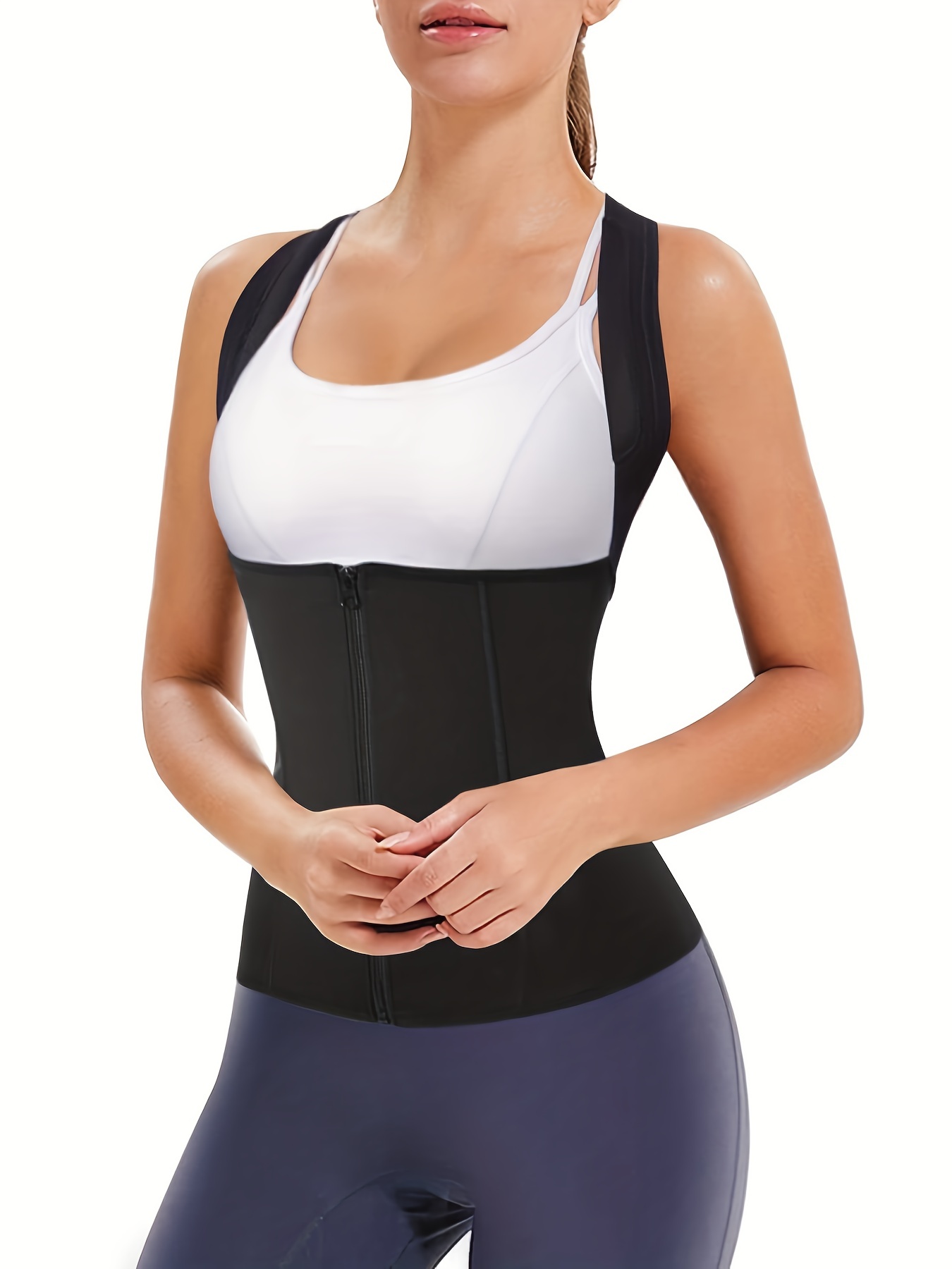 Posture Corrector Tops, Post Surgical Arm Shaper Slimmer Open Bust Body  Shaper, Women's Underwear & Shapewear