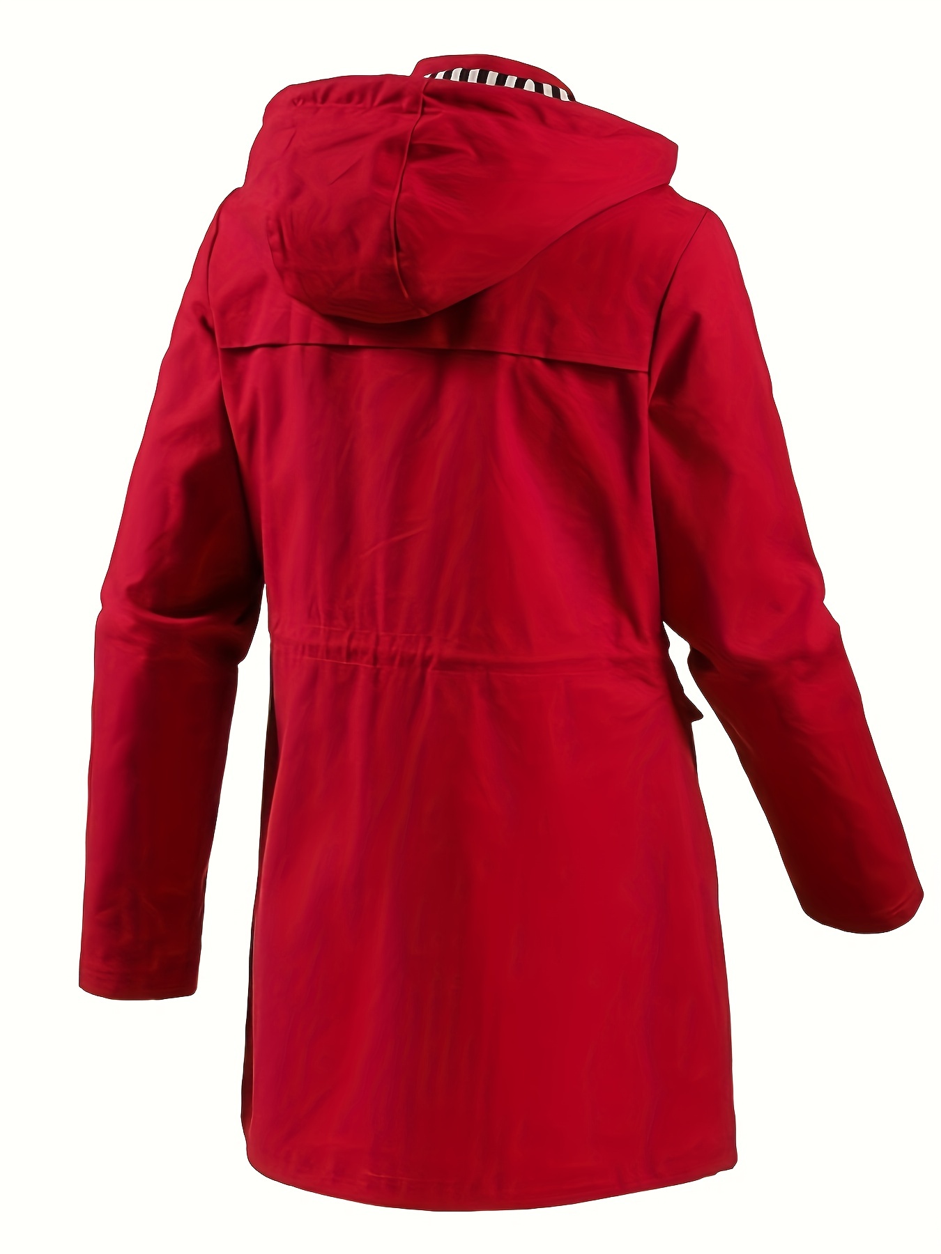 womens long waterproof windbreaker windproof thermal jacket coat womens clothing
