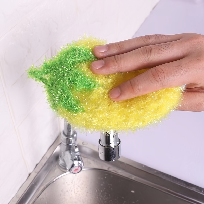 4pcs/set Creative Cleaning Sponge Fruit Shape Washing Dishes