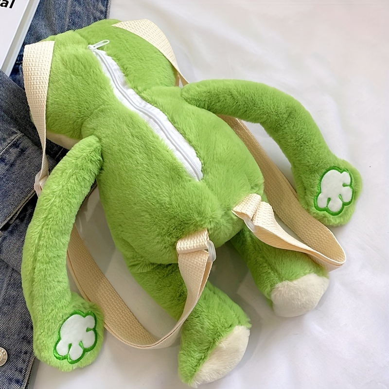Big Eye Frog Plush Double Backpack Cartoon Doll Cute Toy - Temu