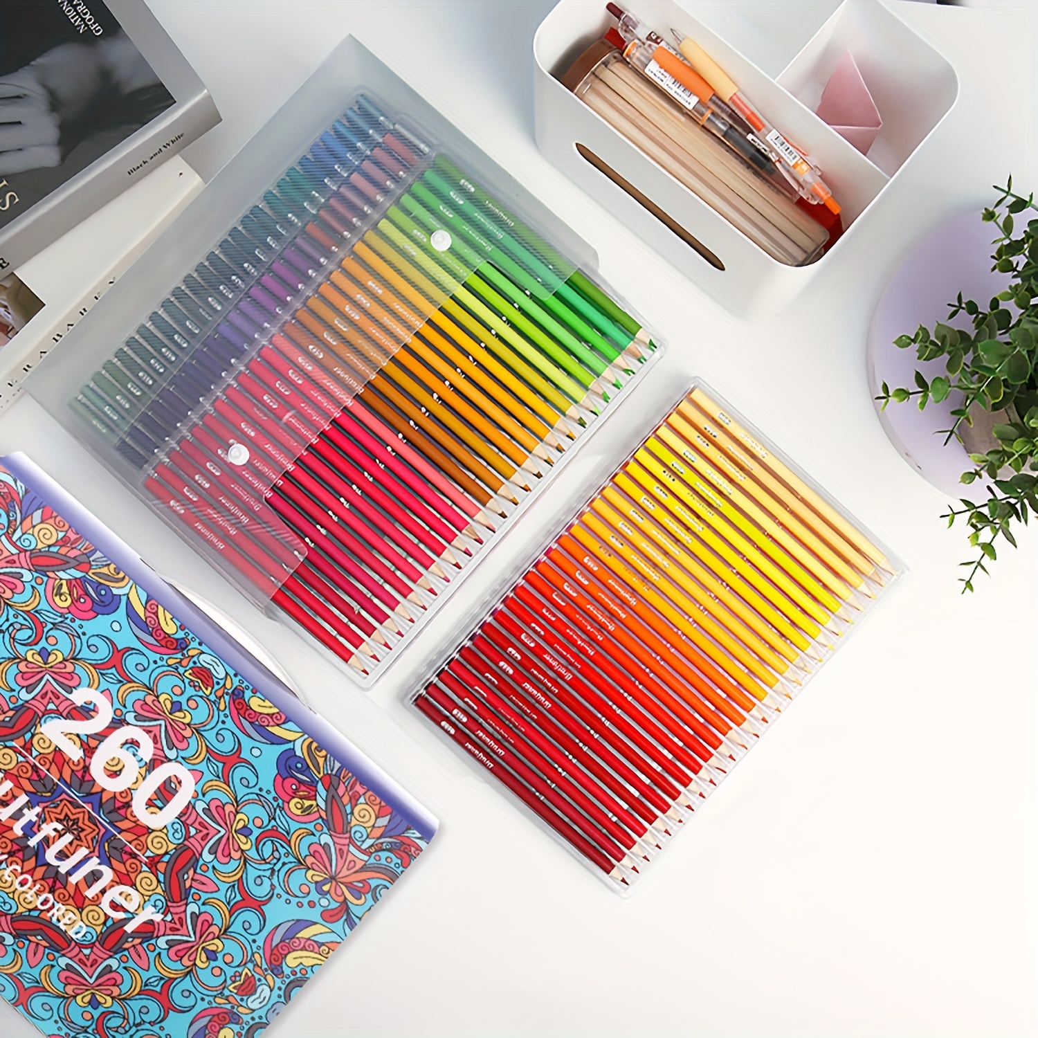 12 Colored Pencils - Premium Soft Core 12 Unique Colors No Duplicates Color  Pencil Set for Adult Coloring Books, Artist Drawing, Sketching, Crafting)