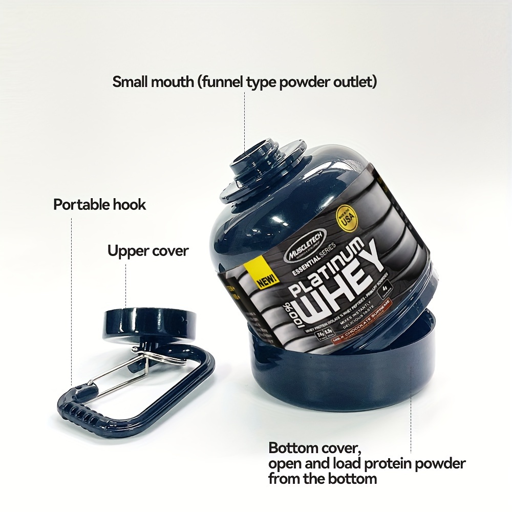 Fitness Protein Powder Container, Outdoor Sports Water Bottles