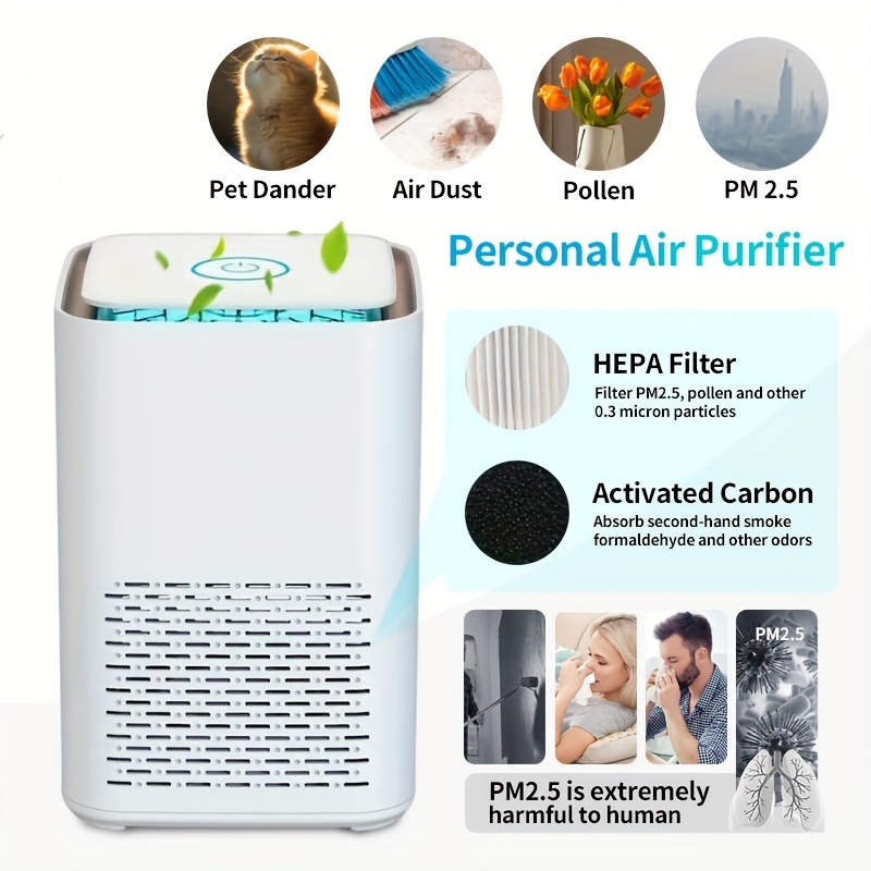 LEVOIT Purificador de aire para el hogar, dormitorio grande y purificadores  de aire para dormitorio, hogar, filtro HEPA con esponja de fragancia para